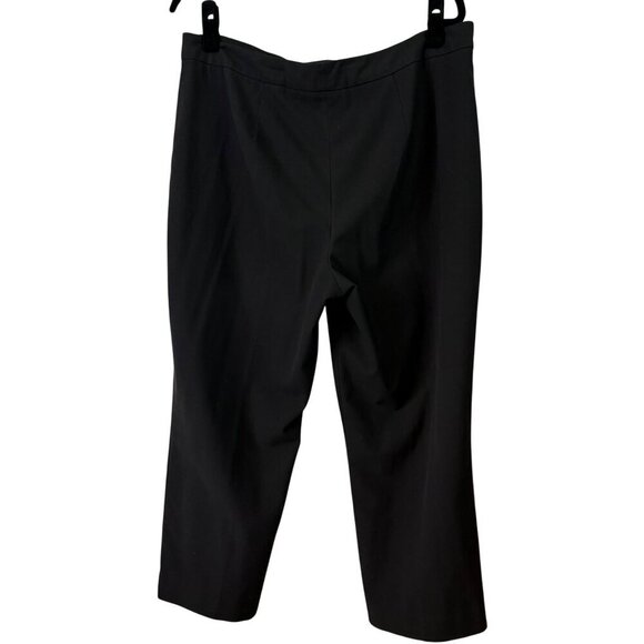 Talbots Women's Heritage Cropped Straight Leg Dress Pants Trouser Black Size 14 - Picture 5 of 11